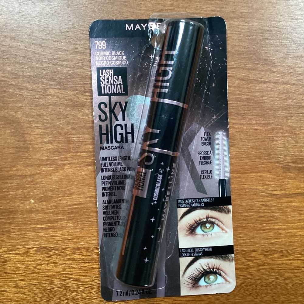 Maybelline Mascara Bundle 140 Blackest Black & 799 Cosmic Black NEW